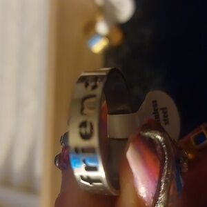 Silver "Friend" ring #ringgoals
